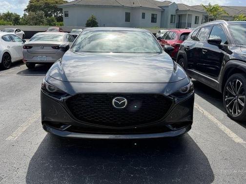 Machine Gray Metallic 2026 Mazda Mazda3 AWD w/Premium Package
