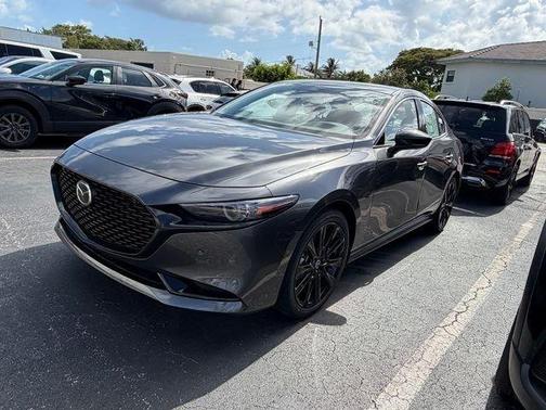 Machine Gray Metallic 2026 Mazda Mazda3 AWD w/Premium Package