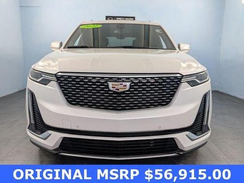 Crystal White Tri-Coat 2021 Cadillac XT6 Premium Luxury FWD