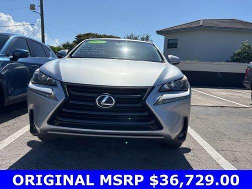 Silver Lining Metallic 2016 Lexus NX 200t Base