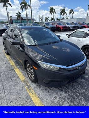 Crystal Black Pearl 2016 Honda Civic EX