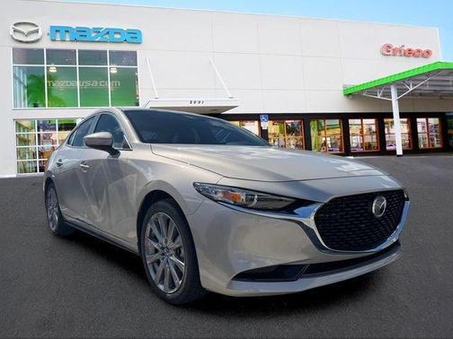 Platinum Quartz Metallic 2026 Mazda Mazda3 FWD w/Preferred Package