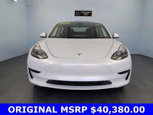 Pearl White Multi 2023 Tesla Model 3 Base