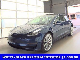 Deep Blue Metallic 2018 Tesla Model 3 Performance