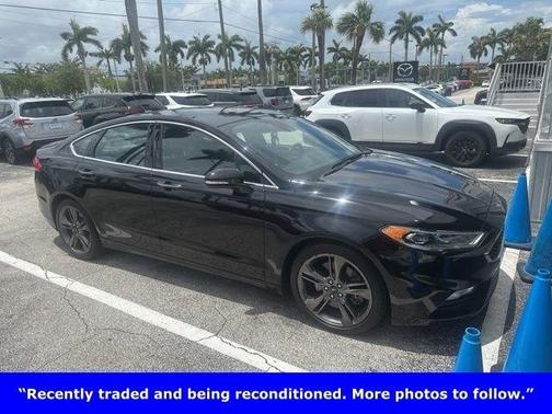Shadow Black 2017 Ford Fusion Sport