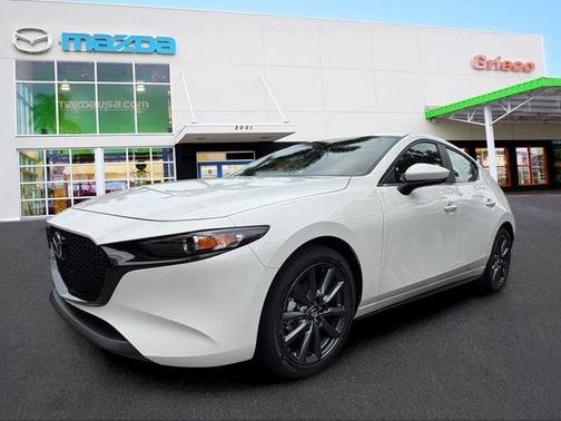 Snowflake White Pearl 2026 Mazda Mazda3 FWD w/Preferred Package