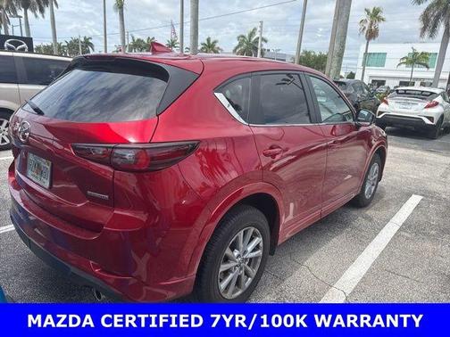 Soul Red Crystal Metallic 2024 Mazda CX-5 Select