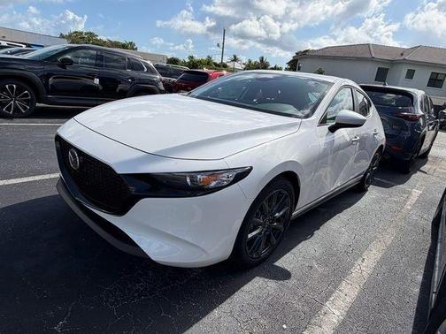 Snowflake White Pearl 2026 Mazda Mazda3 FWD w/Preferred Package