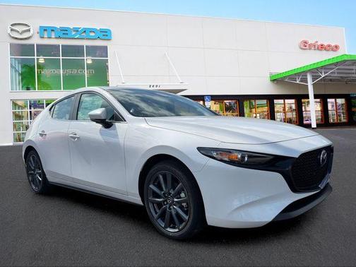 Snowflake White Pearl 2026 Mazda Mazda3 FWD w/Preferred Package