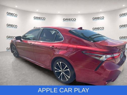 Red 2019 Toyota Camry SE