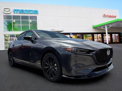 Machine Gray Metallic 2026 Mazda Mazda3 AWD w/Premium Package