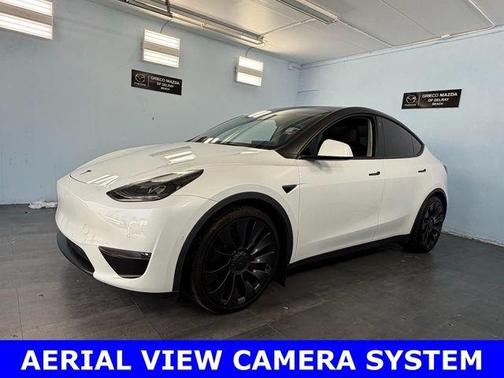 Pearl White Multi 2022 Tesla Model Y Performance