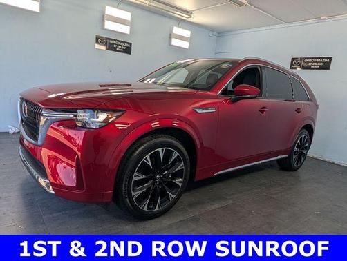 Soul Red Crystal Metallic 2025 Mazda CX-90 3.3 Turbo S Premium Package