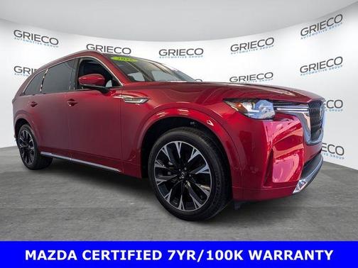Soul Red Crystal Metallic 2025 Mazda CX-90 3.3 Turbo S Premium Package