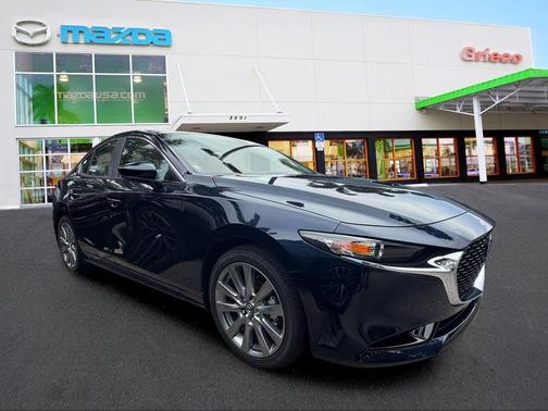 Deep Crystal Blue Mica 2026 Mazda Mazda3 FWD w/Preferred Package