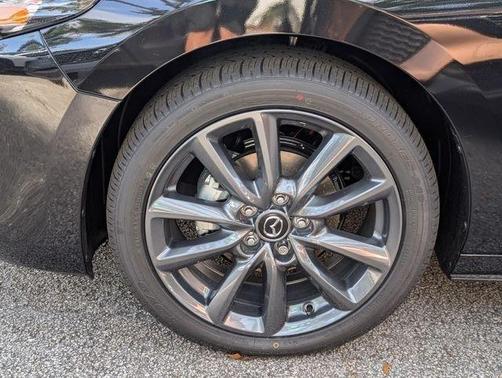 Jet Black Mica 2026 Mazda Mazda3 FWD w/Preferred Package