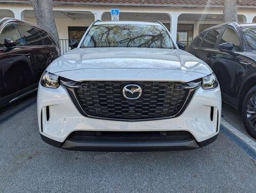 Rhodium White Premium 2026 Mazda CX-90 PHEV Premium Sport