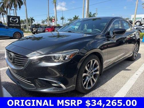 Jet Black Mica 2017 Mazda Mazda6 Grand Touring