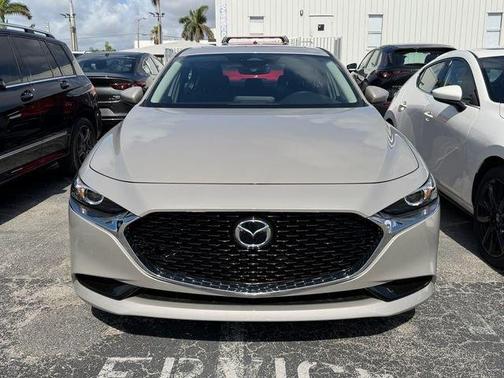 Platinum Quartz Metallic 2026 Mazda Mazda3 FWD w/Preferred Package