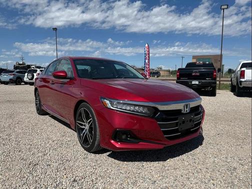 Radiant Red Metallic 2021 Honda Accord Hybrid Touring