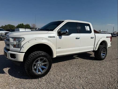 White Platinum Metallic Tri-Coat 2017 Ford F-150 Platinum