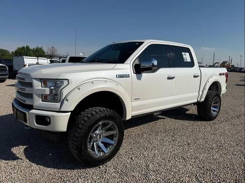 White Platinum Metallic Tri-Coat 2017 Ford F-150 Platinum