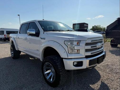 White Platinum Metallic Tri-Coat 2017 Ford F-150 Platinum