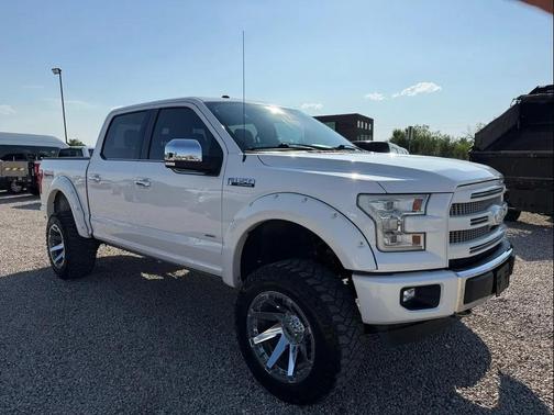 White Platinum Metallic Tri-Coat 2017 Ford F-150 Platinum
