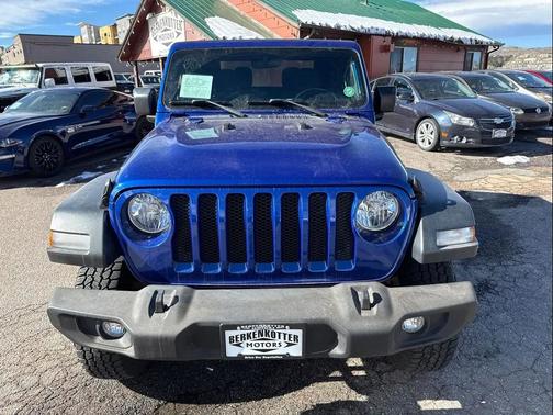 Ocean Blue Metallic Clearcoat 2018 Jeep Wrangler Sport S