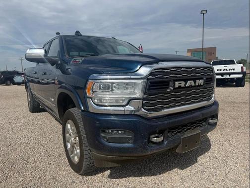 Patriot Blue Pearlcoat 2021 RAM 3500 Limited Crew Cab 4x4 8' Box