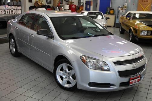 Silver 2011 Chevrolet Malibu LS