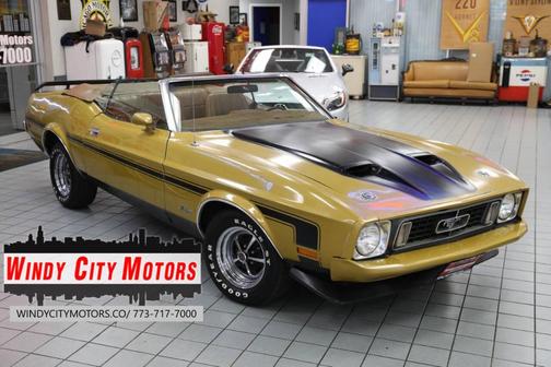 Gold 1973 Ford Mustang