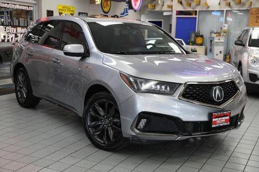 Silver 2020 Acura MDX 3.5L Technology & A-Spec Pkgs