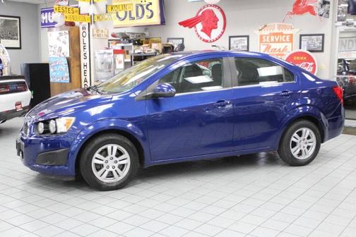 Blue 2014 Chevrolet Sonic LT
