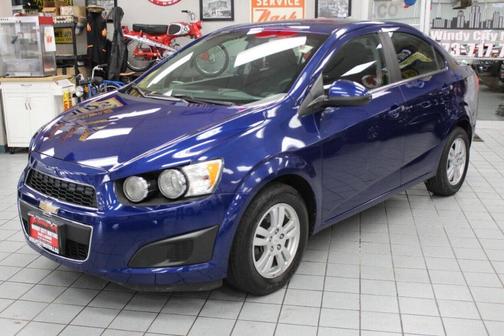 Blue 2014 Chevrolet Sonic LT