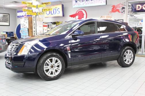 Blue 2010 Cadillac SRX Luxury Collection