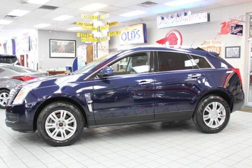 Blue 2010 Cadillac SRX Luxury Collection