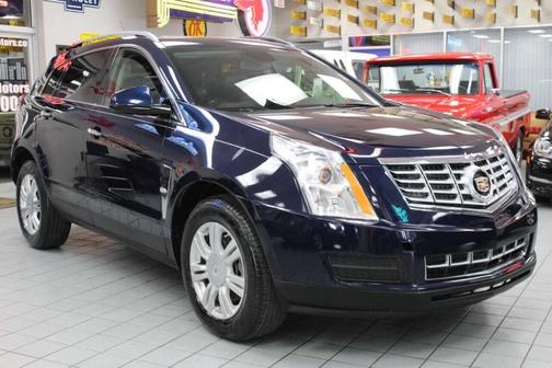 Blue 2010 Cadillac SRX Luxury Collection