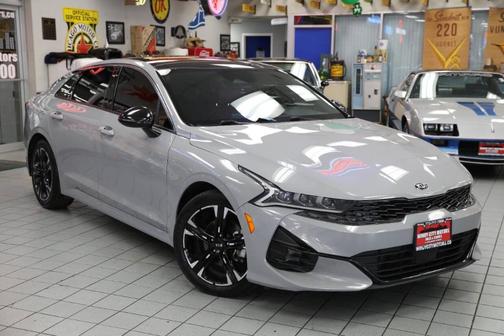 Gravity Gray 2021 Kia K5 GT-Line