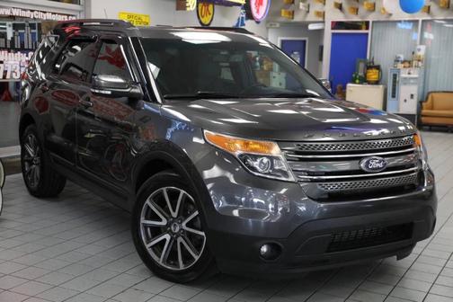 Gray 2015 Ford Explorer XLT