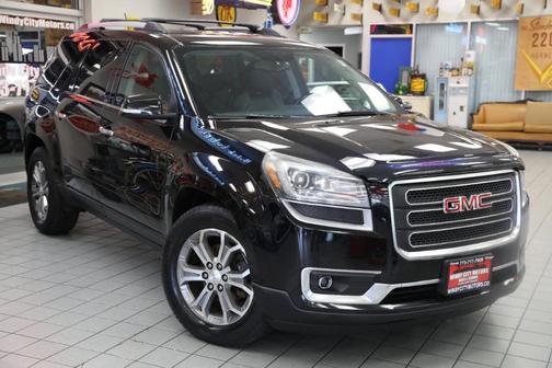 Black 2016 GMC Acadia SLT-1