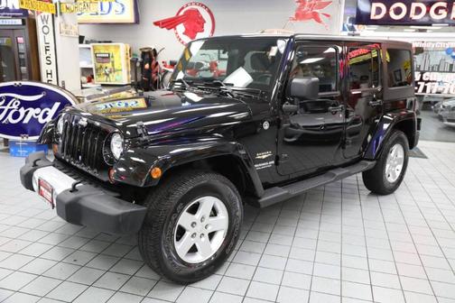 Black 2012 Jeep Wrangler Unlimited Sahara