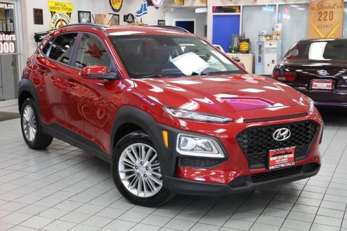Red 2021 Hyundai KONA SEL
