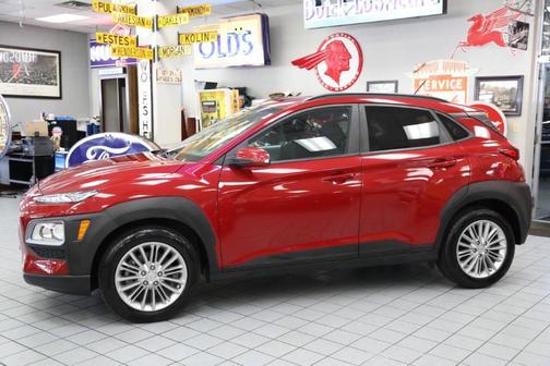 Red 2021 Hyundai KONA SEL