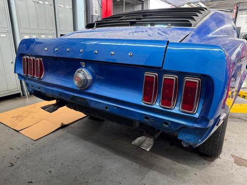 Blue 1969 Ford Mustang FASTBACKÂ 428Â COBRAÂ