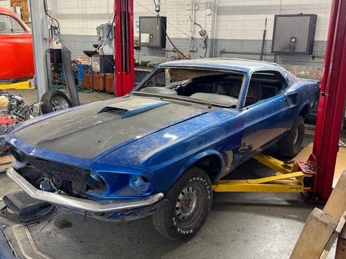 Blue 1969 Ford Mustang FASTBACKÂ 428Â COBRAÂ