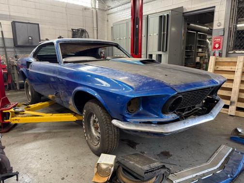 Blue 1969 Ford Mustang FASTBACKÂ 428Â COBRAÂ