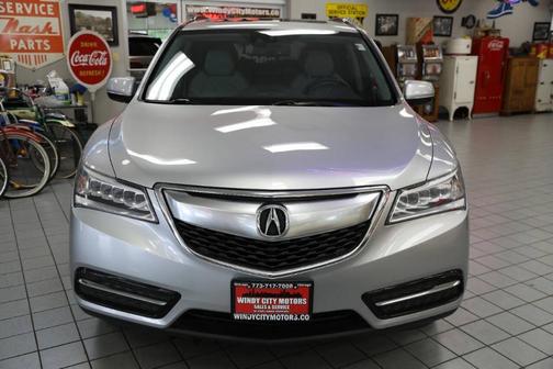 Silver 2014 Acura MDX 3.5L w/Technology & Entertainment Pkgs