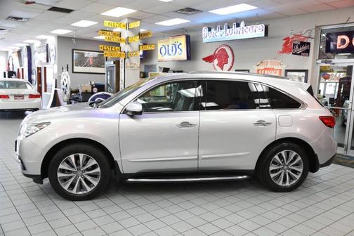 Silver 2014 Acura MDX 3.5L w/Technology & Entertainment Pkgs