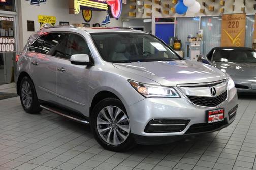 Silver 2014 Acura MDX 3.5L w/Technology & Entertainment Pkgs
